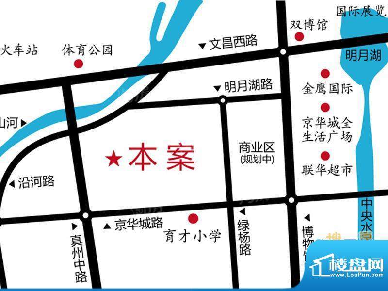 万豪西花苑配套图
