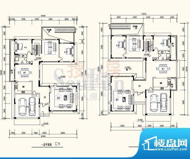 瘦西湖唐郡组团二C3面积:270.00平米