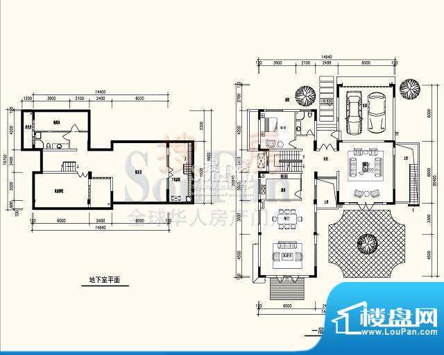 瘦西湖唐郡组团二C1面积:262.00平米