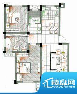 润和御景城一期D户型面积:94.00平米