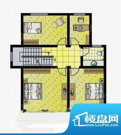 瘦西湖景园L户型132面积:196.00平米