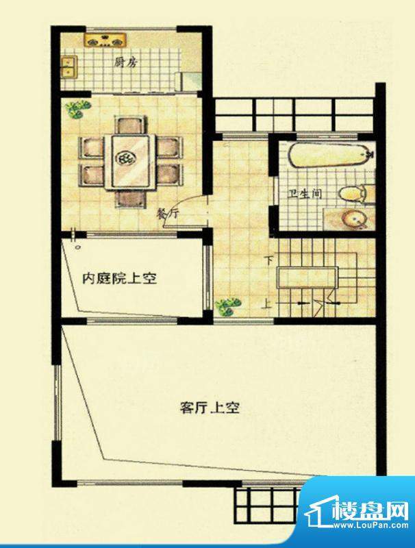 水韵福邸M户型夹层 面积:231.00平米