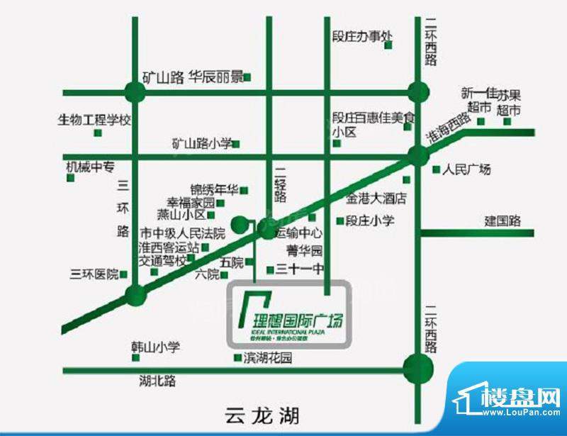 理想国际广场配套图