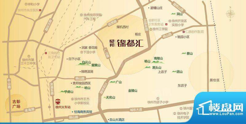 恒邦·锦都汇配套图