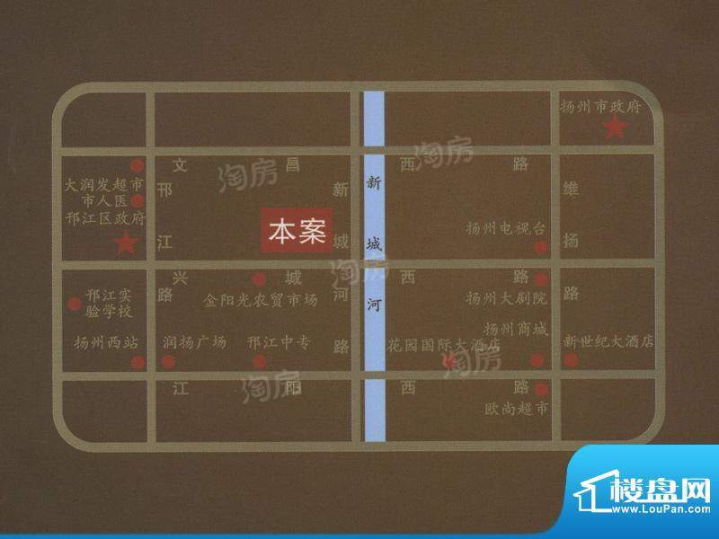 揽月豪庭配套图