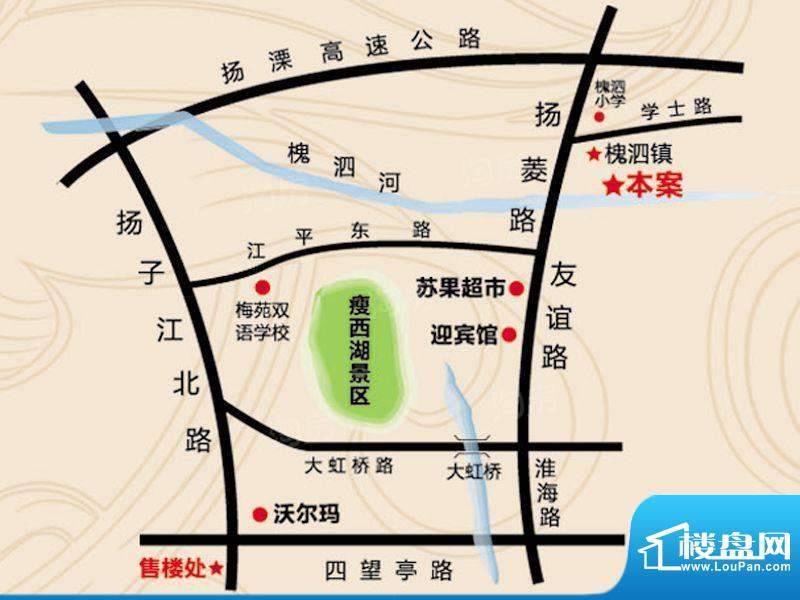 天鹅湾墅园配套图