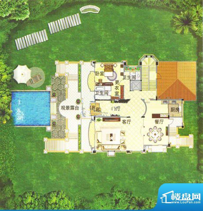菊城建华花园B6别墅面积:0.00m平米