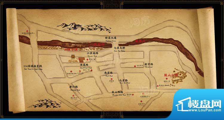 古月滨江壹号配套图