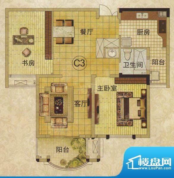 新港名仕花园配套图