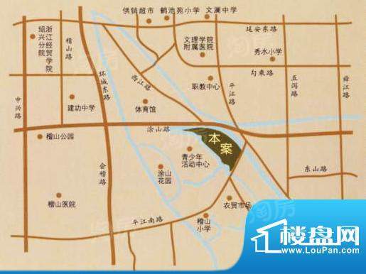置业峰泽景园配套图