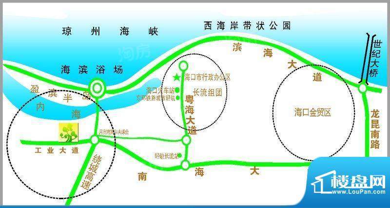 盈滨绿生花园配套图