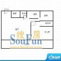 深圳天琴湾户型图3面积:0.00平米