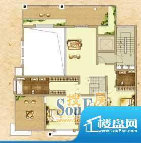 云顶蓝山G户型上层 面积:228.00平米