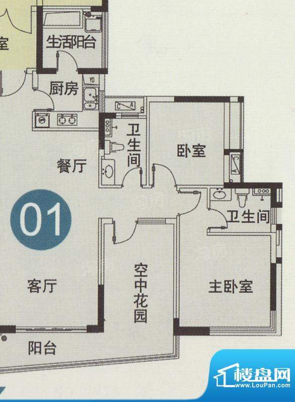 庄士映蝶蓝湾二期12面积:98.00平米