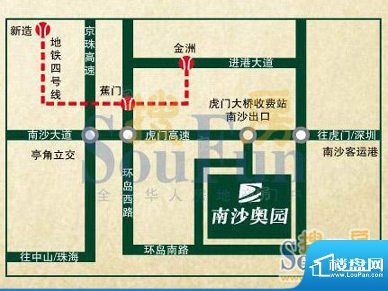 南沙奥园配套图