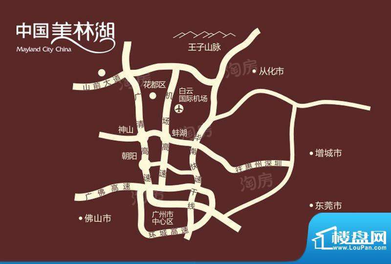 美林湖配套图