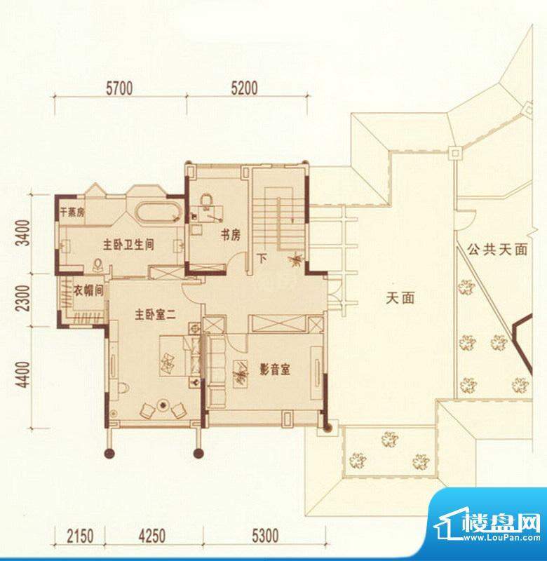 东湖洲花园5、7座03面积:122.00平米