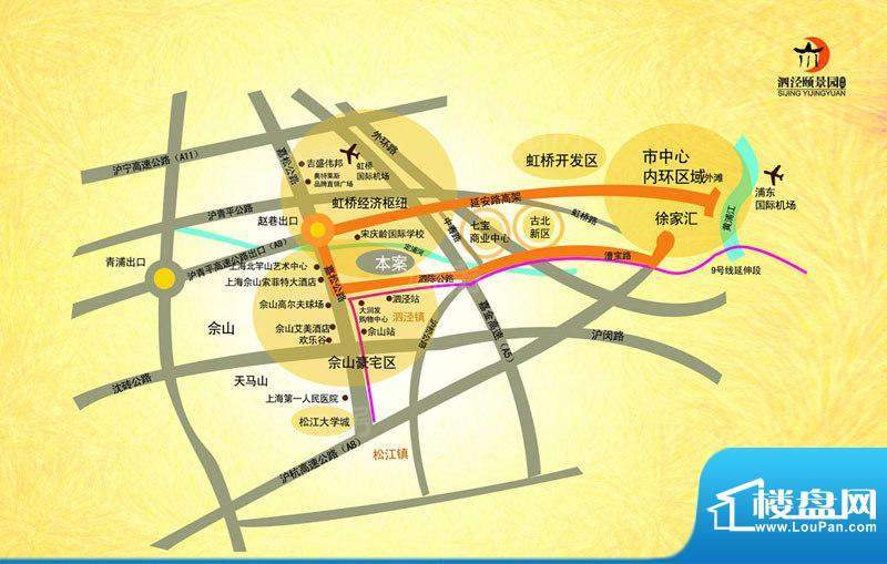 泗泾颐景园二期配套图