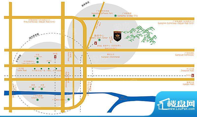 帝景山庄配套图
