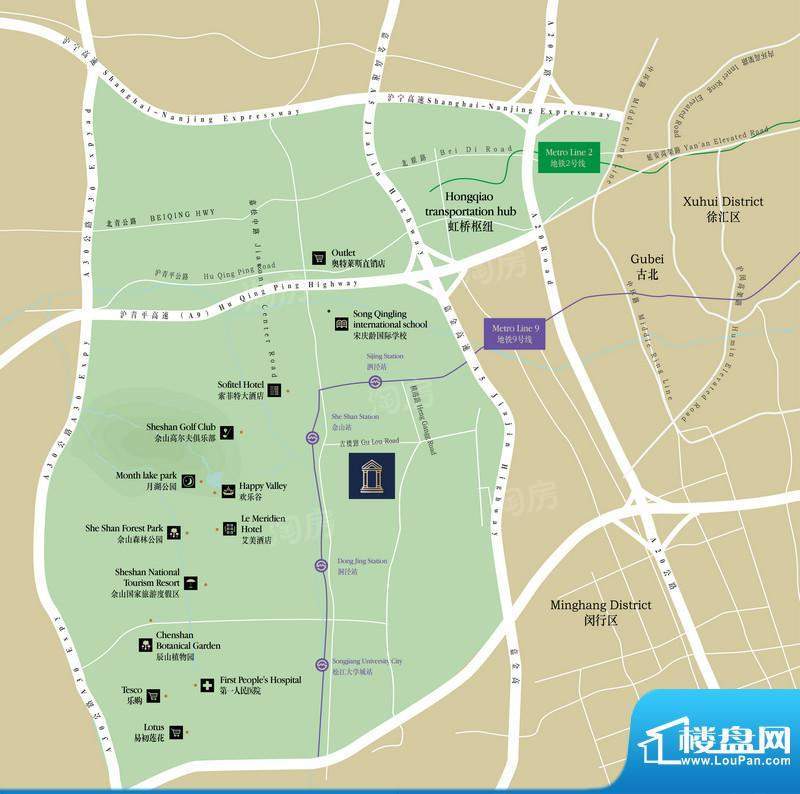 华润佘山九里一期配套图