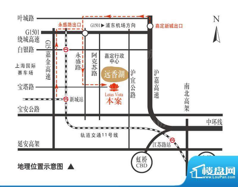 风荷丽景尚城别墅配套图