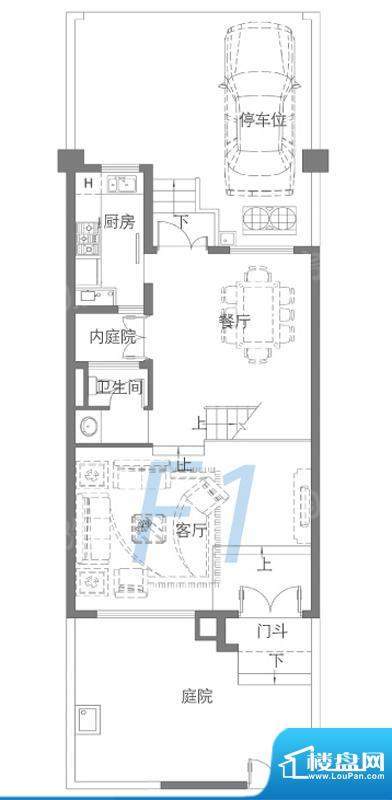 佳兆业珊瑚湾别墅A户面积:196.00平米