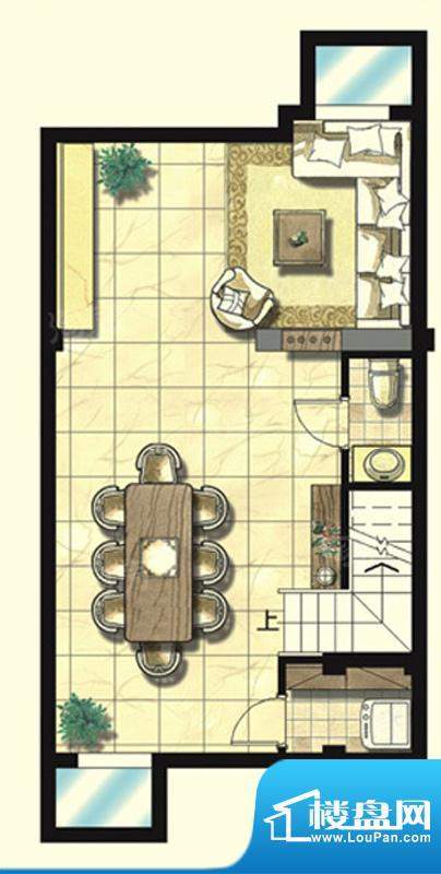 绿地富强新苑别墅C2面积:95.00平米