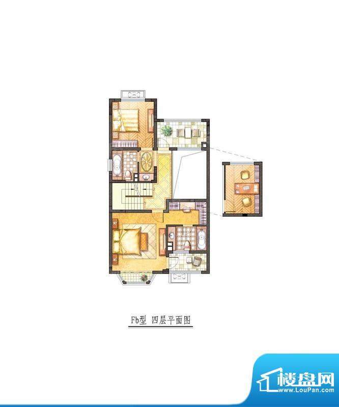 新弘国际城别墅Fb户面积:160.00平米