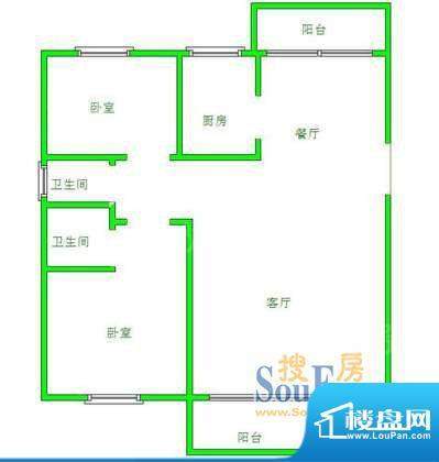 上海 逸亭佳苑 户型面积:0.00平米