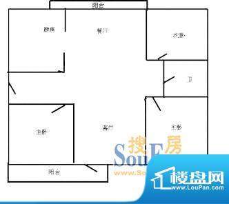 上海 逸亭佳苑 户型面积:0.00平米