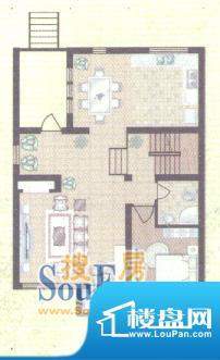 绿色家园汇墅双拼S户面积:242.87平米