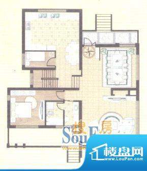 绿色家园汇墅独栋D户面积:407.40平米