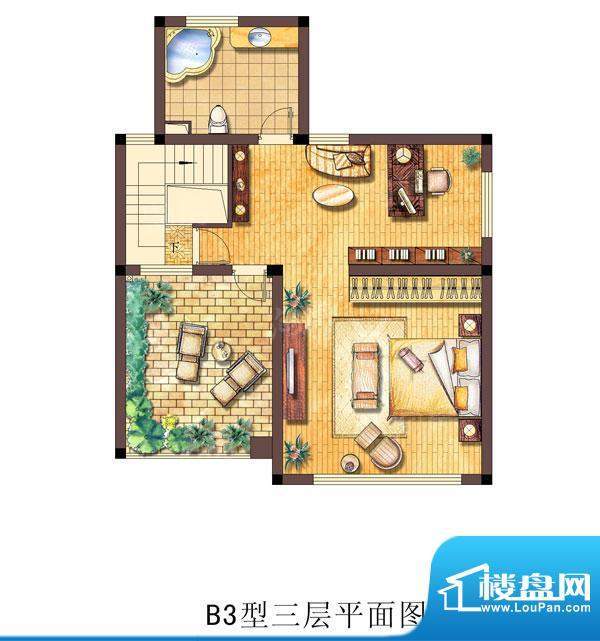 凯迪·枫丹白露别墅面积:240.05平米