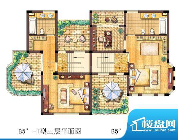 凯迪·枫丹白露别墅面积:244.00平米