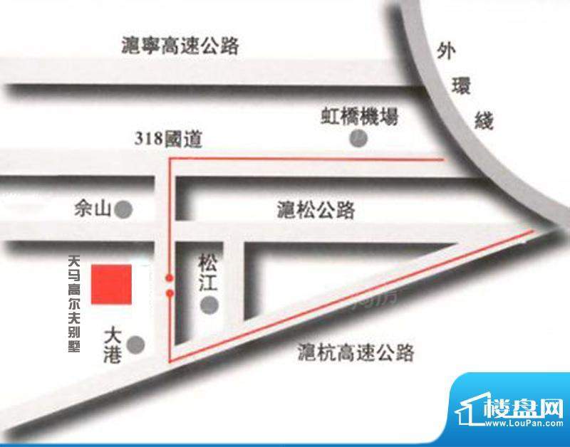 天马高尔夫别墅配套图