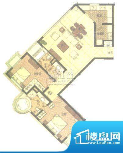 汇贤阁B2-7层2号03户面积:134.47平米
