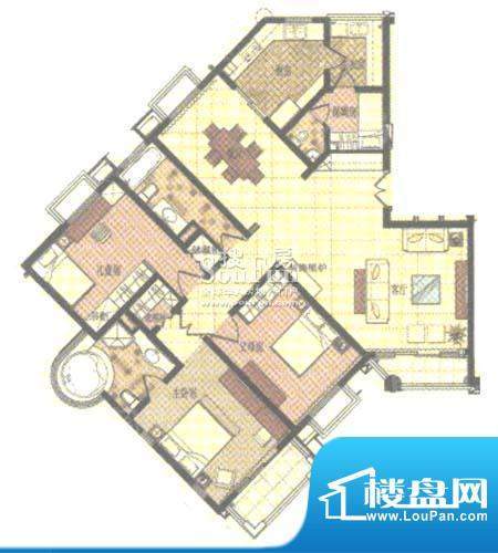 汇贤阁B8层10号02户面积:177.84平米