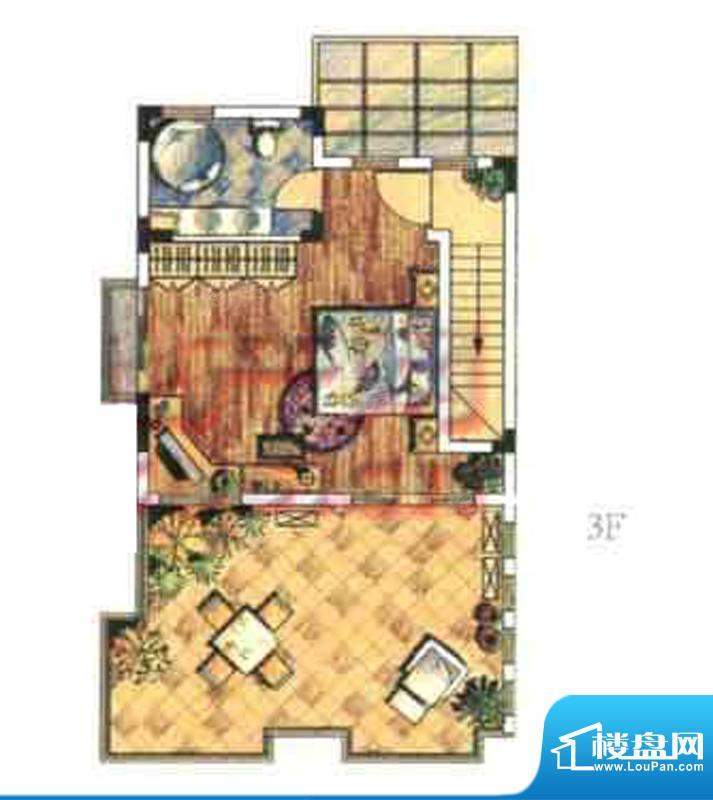 大华锦绣华城别墅B户面积:180.00平米