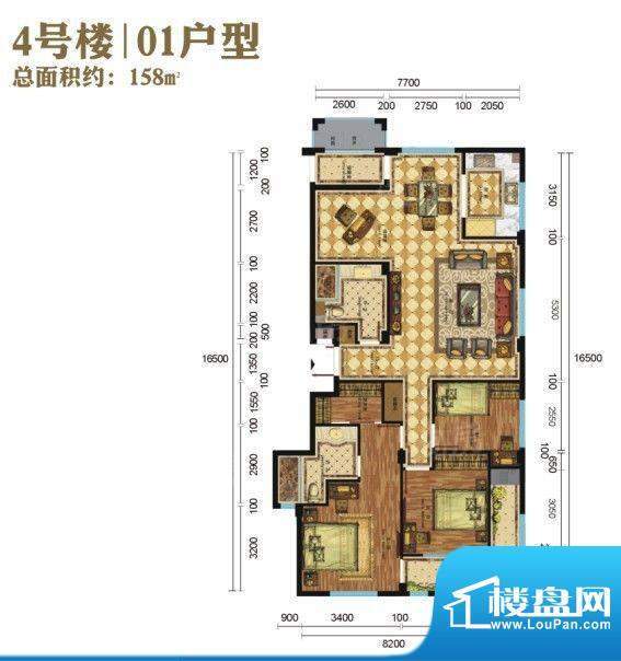 瑶溪新天地158㎡ 面积:0.00平米