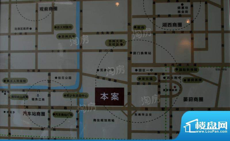 领秀冠南苑配套图