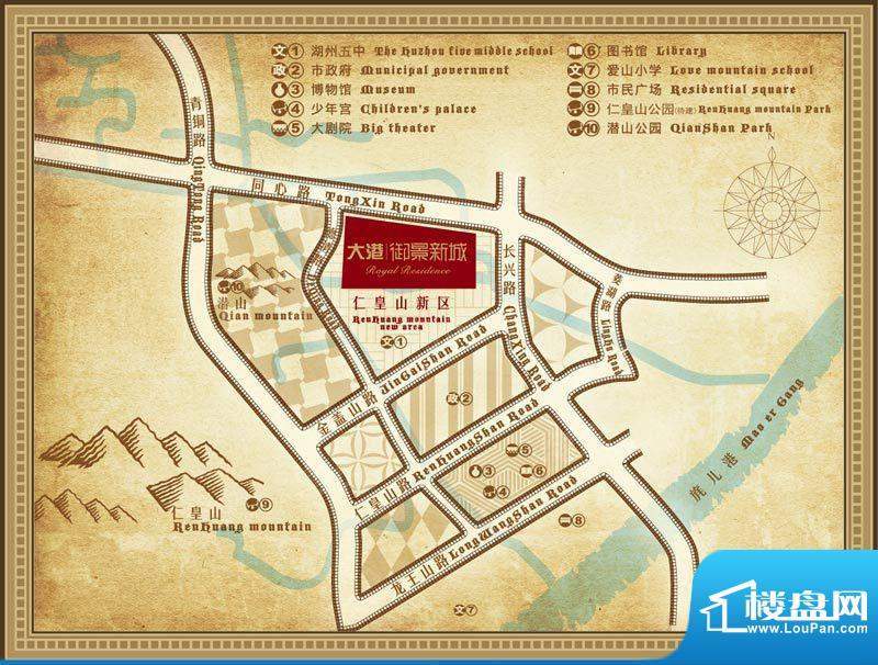 大港御景新城配套图