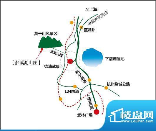 莫干山梦溪湖山庄配套图