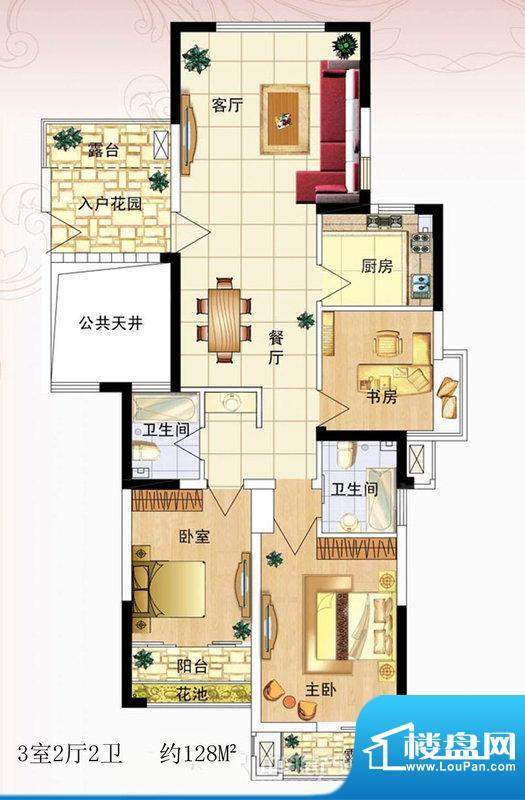 天元颐城3室0厅0卫