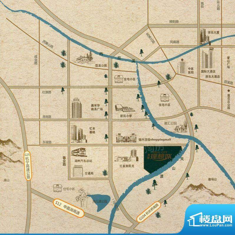 天河理想城配套图