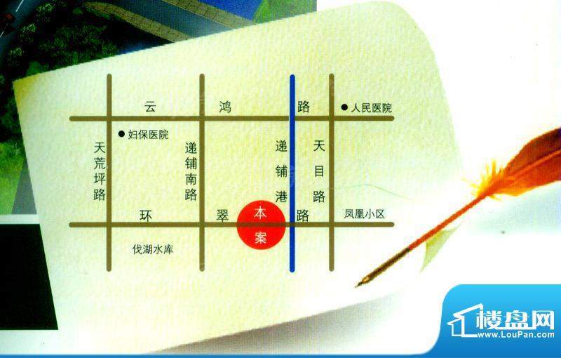 茗仕雅墅配套图