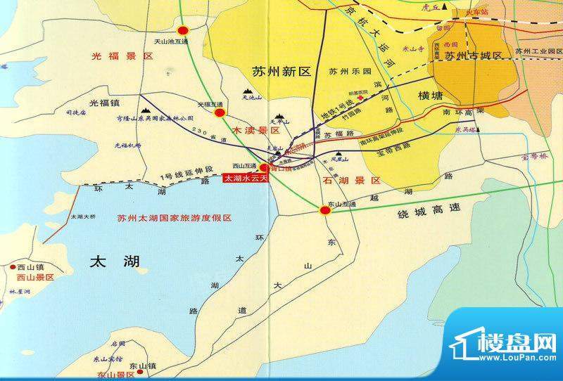 太湖水云天配套图