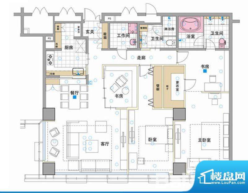 建屋紫宸庭 户型图面积:0.00平米