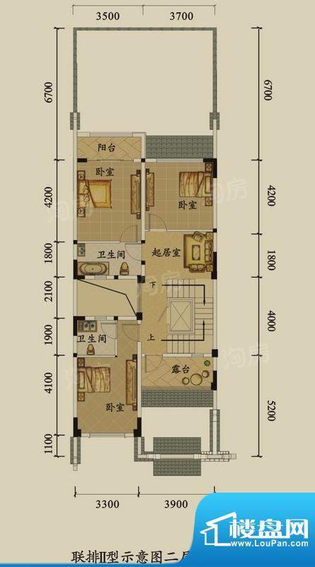 中华坊联排2型二层