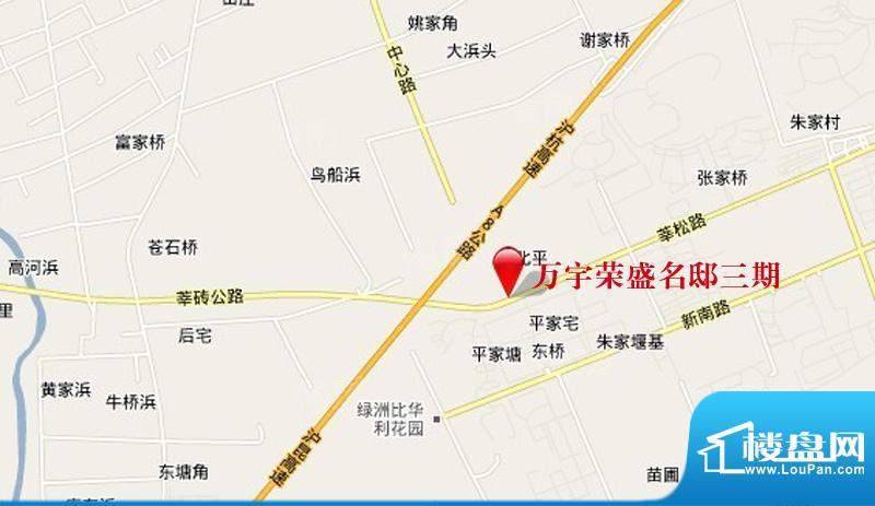 万宇荣盛名邸三期逸林湾配套图