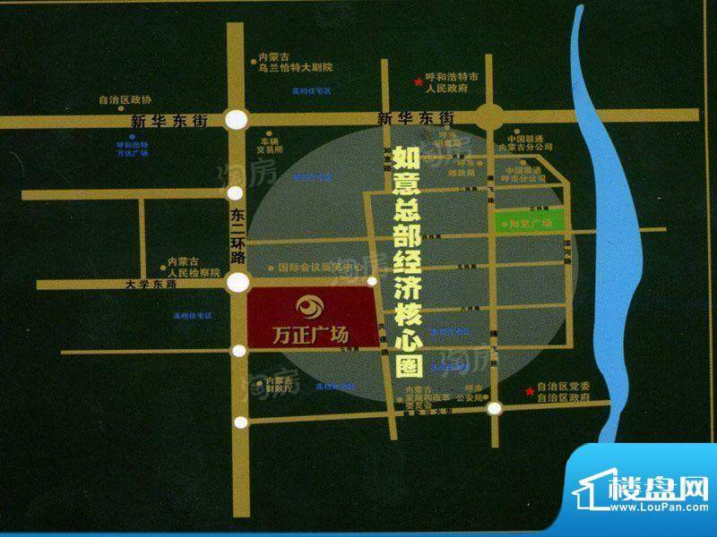 万正广场配套图